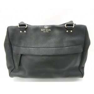 Kate Spade Black Pebbled Leather Shoulder Bag